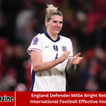 England Defender Millie Bright Retires from International Football Effective Immediately