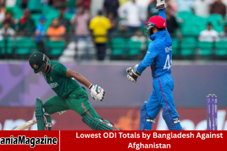 Lowest ODI Totals by Bangladesh Against Afghanistan